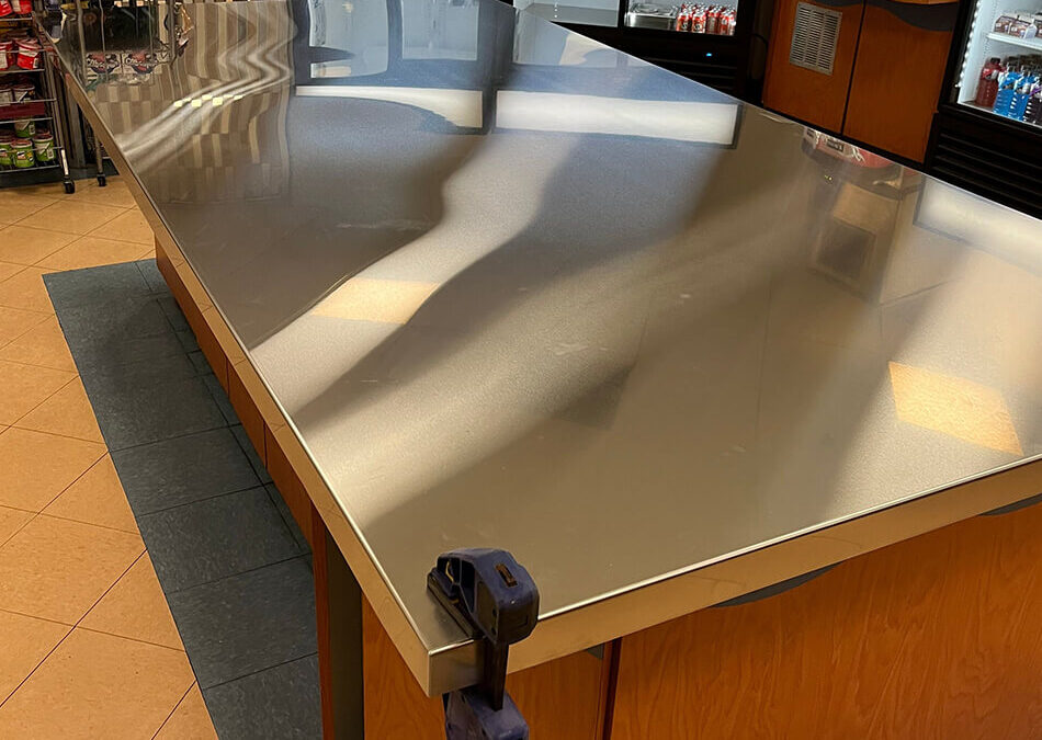 Recouvrement en acier inoxydable